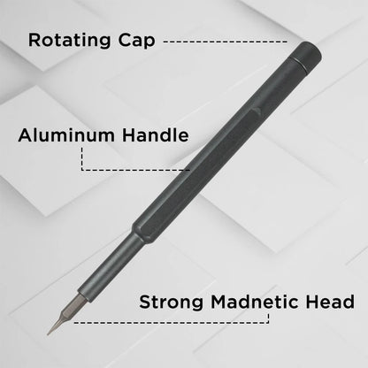 Suli Set de Tournevis de Précision Magnétique 25 en 1 / 63 en 1 – Kit Mini Outils Professionnel pour Réparation Téléphone, PC, Bricolage, avec Embouts Torx, Hex, et Plus - BLACKBEARD OUTDOOR INDUSTRIES