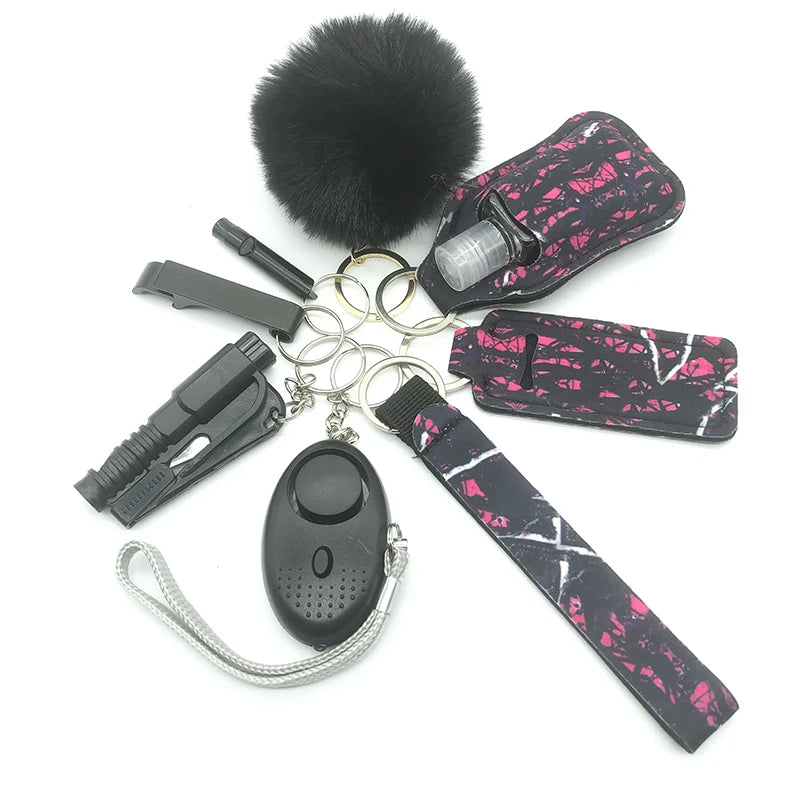 Porte-clés de survie pour femme, modèles au choix