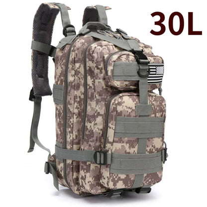 Thuram Sac à Dos Nylon 1000D Imperméable 30L/50L – Trekking, Pêche, Chasse, Camping, Randonnée - BLACKBEARD OUTDOOR INDUSTRIES