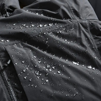 Veste hiver homme courte à capuche amovible