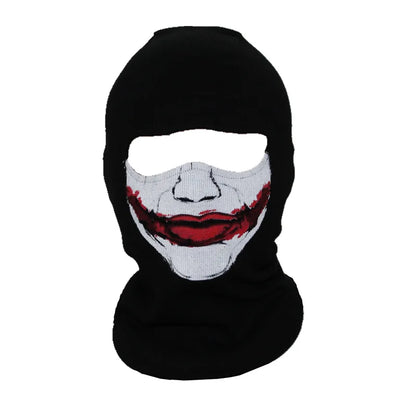Cagoule Balaclava 100% Coton Ghost Skull – Masque Intégral Visage & Cou – Ski, Vélo, Airsoft – 26 Coloris