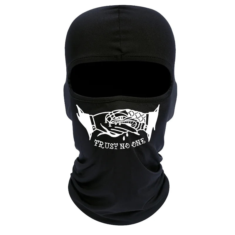 Cagoule balaclava à motifs urbains streetwear