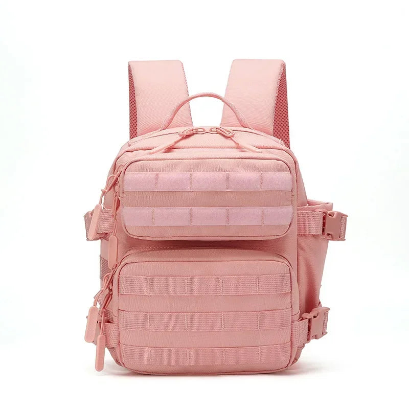 Mini sac à dos tactique femme 9 L avec porte-bouteille