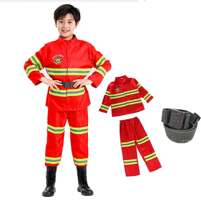 Costume Pompier Enfant Complet – Déguisement Sapeur-Pompier avec Accessoires - BLACKBEARD OUTDOOR INDUSTRIES