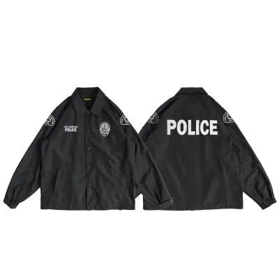 Veste Police Los Angeles Style LAPD – Coton Épais Homme