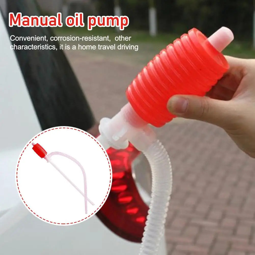 Pompe Manuelle de Siphon pour Transfert de Liquides – Pompe à Main Portable pour Essence, Diesel, Huile et Autres Liquides - BLACKBEARD OUTDOOR INDUSTRIES