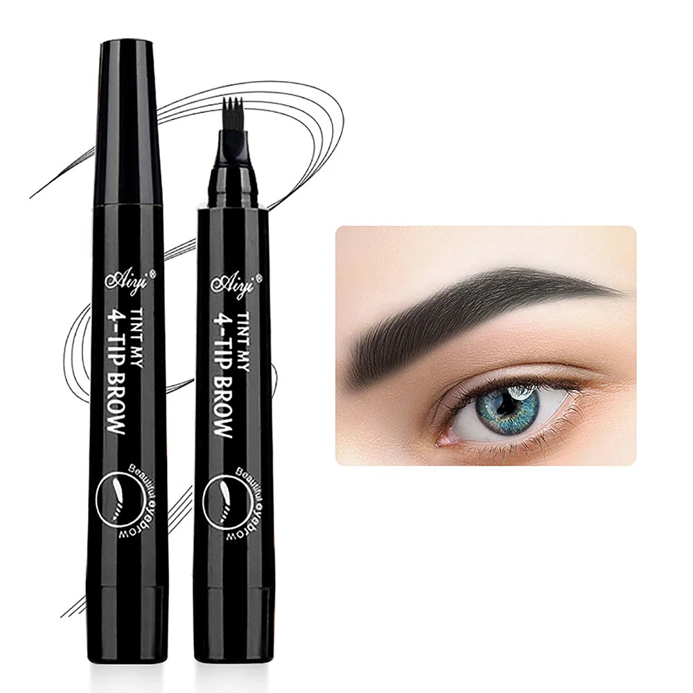 4 fork microblading eyebrow pencil waterproof eyebrow pencil natural long-lasting eyebrow makeup five colors BLACKBEARD OUTDOOR INDUSTRIES