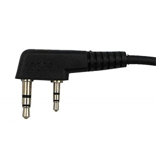 Casque Arceau Antibruit avec Micro Boom PTT – 2 Broches Compatible Baofeng, Kenwood, Sécurité
