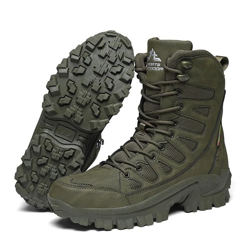 Rangers Montantes Homme Randonnée – Boots Militaires Lacets Antidérapantes - BLACKBEARD OUTDOOR INDUSTRIES
