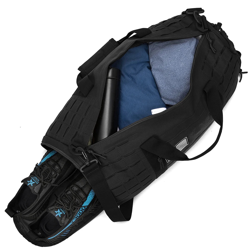 Sac de Sport Tactique 40L ReFire Gear – MOLLE Laser Cut, Polyester 900D, Voyage Fitness Camping