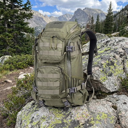 Sac à dos de randonnée 30L tactique en nylon, extensible, noir, kaki ou vert