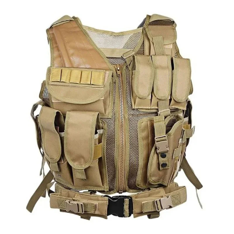Gilet d’intervention tactique ajustable pour armée, chasse et entraînement Airsoft - BLACKBEARD OUTDOOR INDUSTRIES