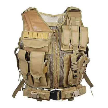 Gilet d’intervention tactique ajustable pour armée, chasse et entraînement Airsoft - BLACKBEARD OUTDOOR INDUSTRIES