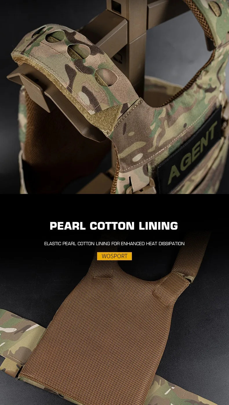 Gilet Tactique FCPC Minimaliste Multi-Mission – Fabrication en Cordura, Léger et Polyvalent, Veste de Chasse - BLACKBEARD OUTDOOR INDUSTRIES