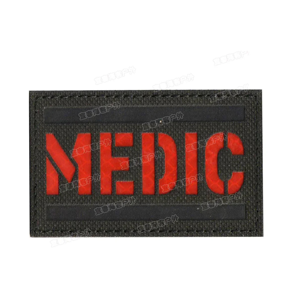 MEDIC Embroidered Patch IR Reflective Glow in Dark Tactical Military Patches Medical MED EMT PARAMEDIC Emblem PVC Rubber Badges - BLACKBEARD OUTDOOR INDUSTRIES