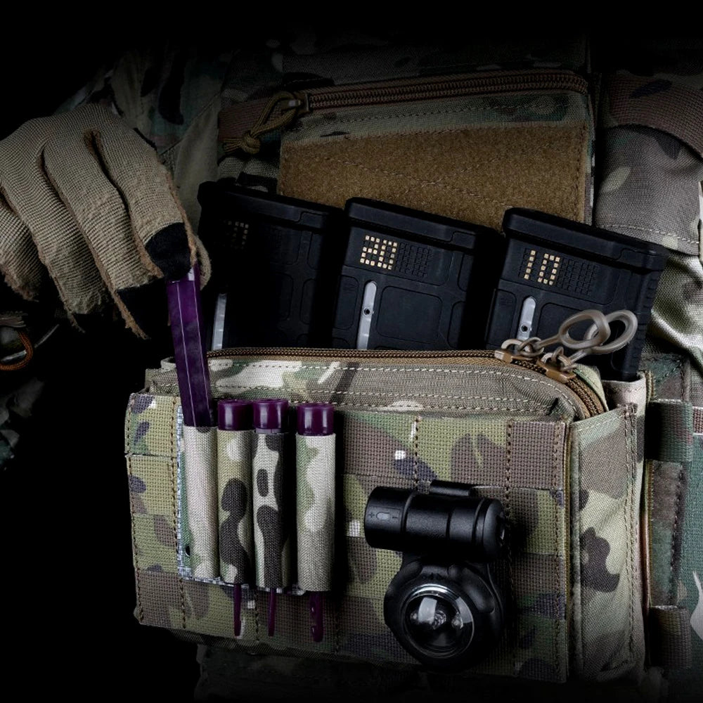 KOLINLOV Glow Sticks Pouch – Pochette de Rangement Tactique pour Bâtons Lumineux - BLACKBEARD OUTDOOR INDUSTRIES