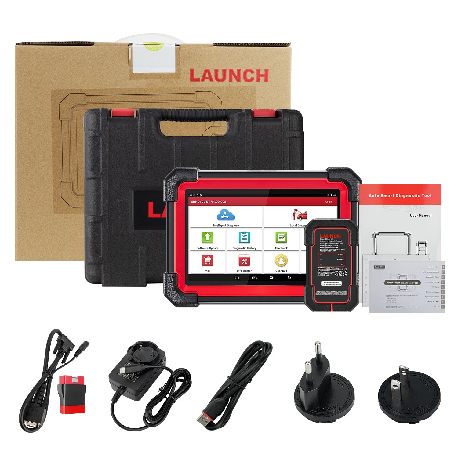 LAUNCH X431 CRP919E / CRP919E BT - Outil de Diagnostic Auto Professionnel - BLACKBEARD OUTDOOR INDUSTRIES