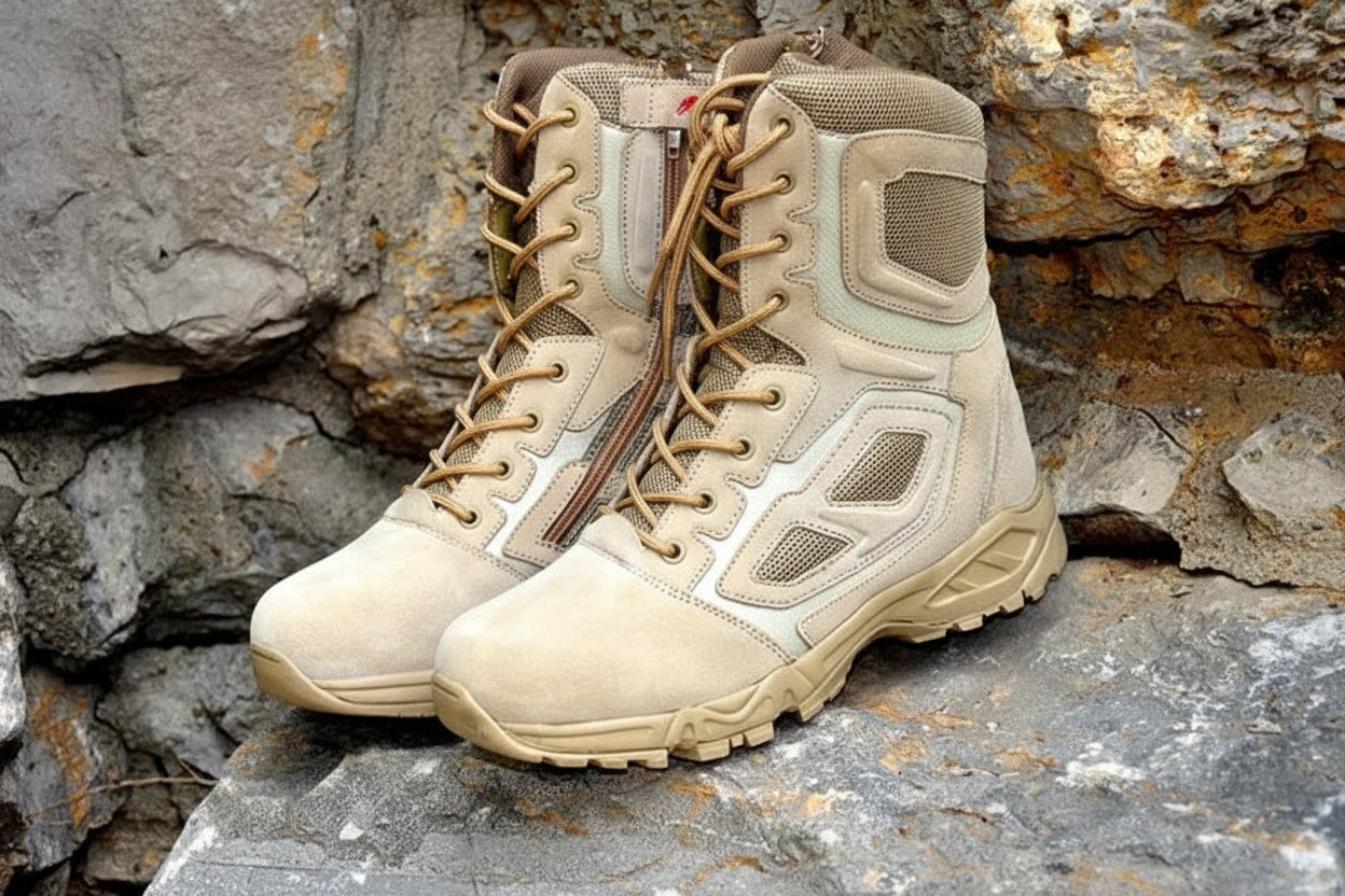 Chaussures Tactiques d'Intervention Homme – Boots Militaires Combat Respirantes
