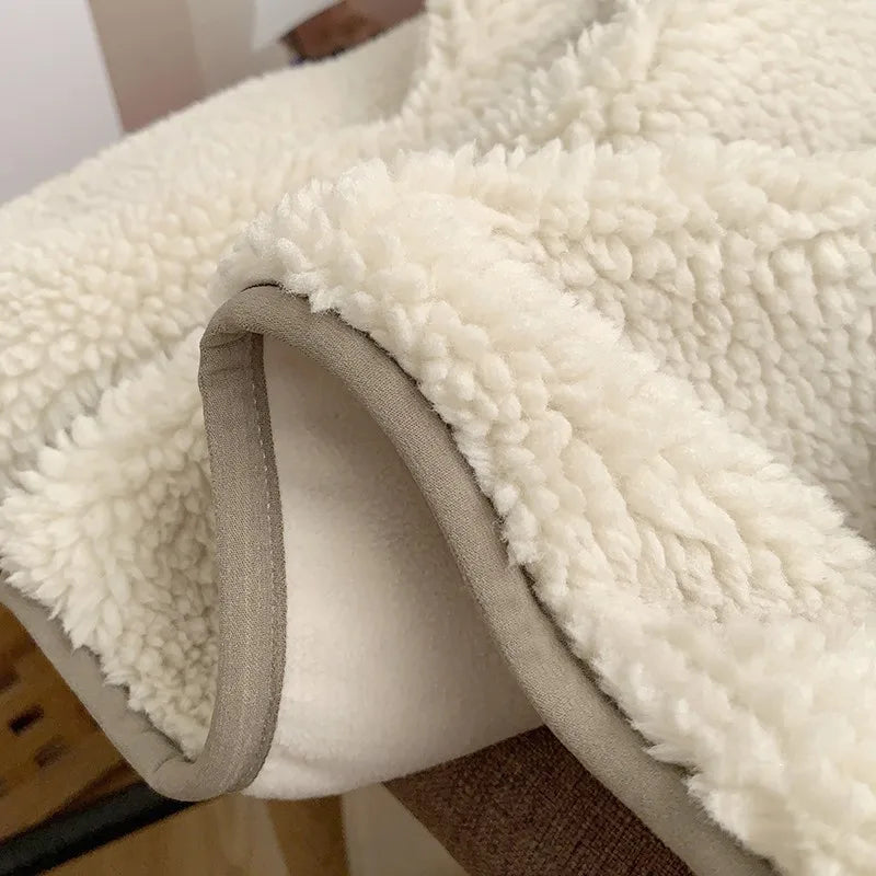 Autumn and Winter Japanese Men's and Women's Fleece Stand Neck Jacket Couple Zipper Loose Warm Lamb Wool Coat Solid Color Jacket BLACKBEARD OUTDOOR INDUSTRIES