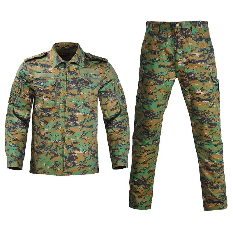 Uniforme Tactique BDU - Ensemble Camouflage avec Chemise et Pantalon | Vêtements de Randonnée, Chasse, Entraînement et Airsoft BLACKBEARD OUTDOOR INDUSTRIES
