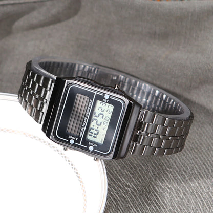 Montre Électronique Solaire Tactique – Carré Compact Unisexe - BLACKBEARD OUTDOOR INDUSTRIES