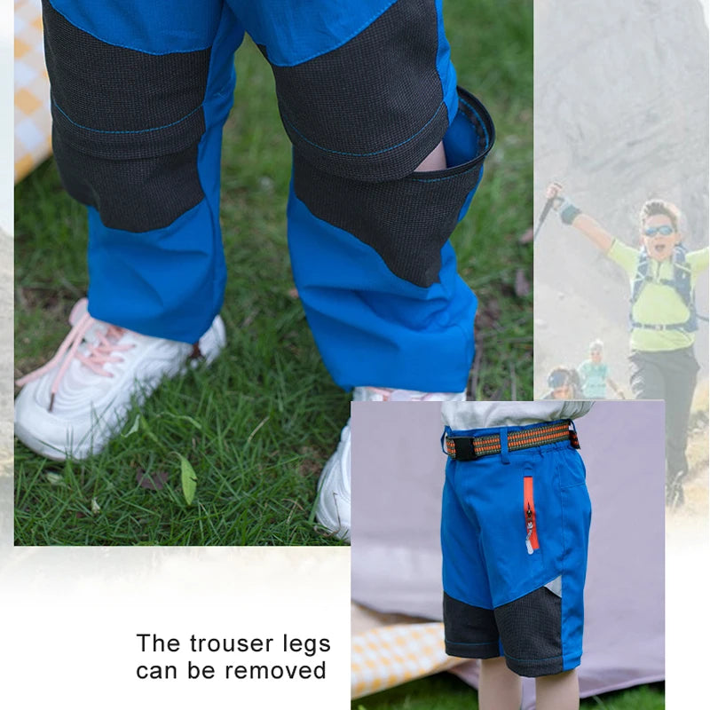 Pantalon Randonnée Enfant – Séchage Rapide Anti-UV Camping Trekking