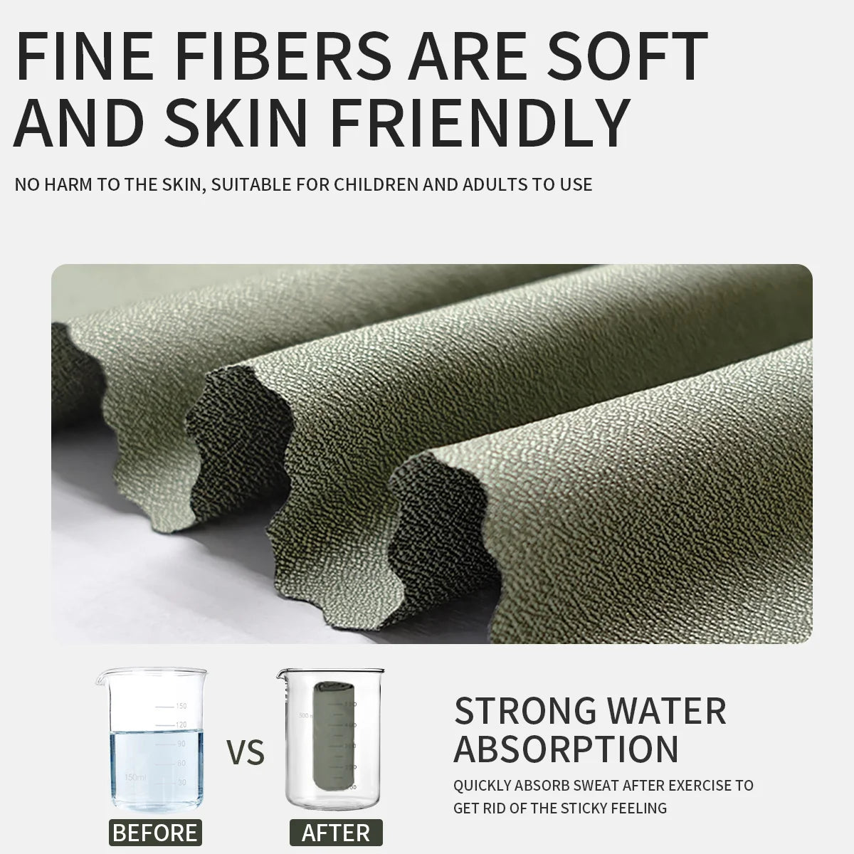 Serviette de sport séchage rapide en microfibre – compacte, ultra‑légère, idéale pour la gym, le camping et le voyage - BLACKBEARD OUTDOOR INDUSTRIES