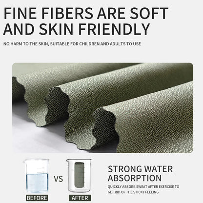 Serviette de sport séchage rapide en microfibre – compacte, ultra‑légère, idéale pour la gym, le camping et le voyage - BLACKBEARD OUTDOOR INDUSTRIES