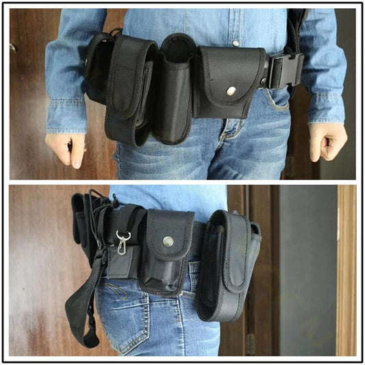 Ensemble Ceinture Tactique Modulaire + Sacoche Hip Pack Multi-Poches