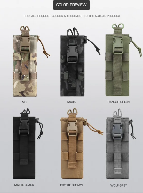 Pochette Radio PRC 152 - Sac Tactique MOLLE pour Walkie-Talkie Outdoor BLACKBEARD OUTDOOR INDUSTRIES