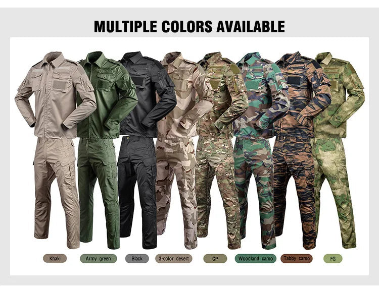 Uniforme Tactique BDU - Ensemble Camouflage avec Chemise et Pantalon | Vêtements de Randonnée, Chasse, Entraînement et Airsoft BLACKBEARD OUTDOOR INDUSTRIES