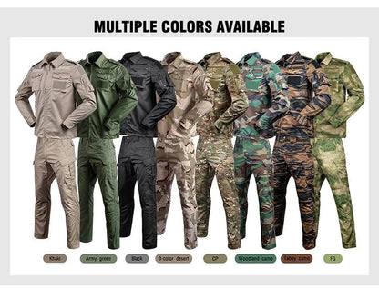 Uniforme Tactique BDU - Ensemble Camouflage avec Chemise et Pantalon | Vêtements de Randonnée, Chasse, Entraînement et Airsoft BLACKBEARD OUTDOOR INDUSTRIES