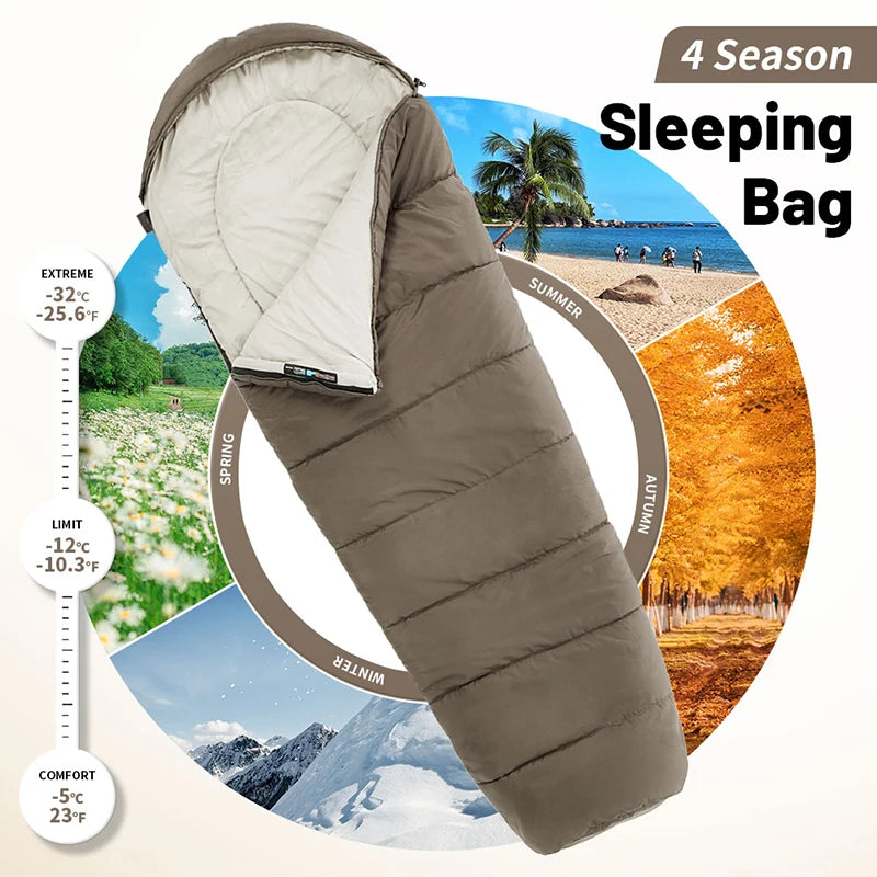 Sac de couchage sarcophage MJ300 et MJ600 – Camping et bivouac