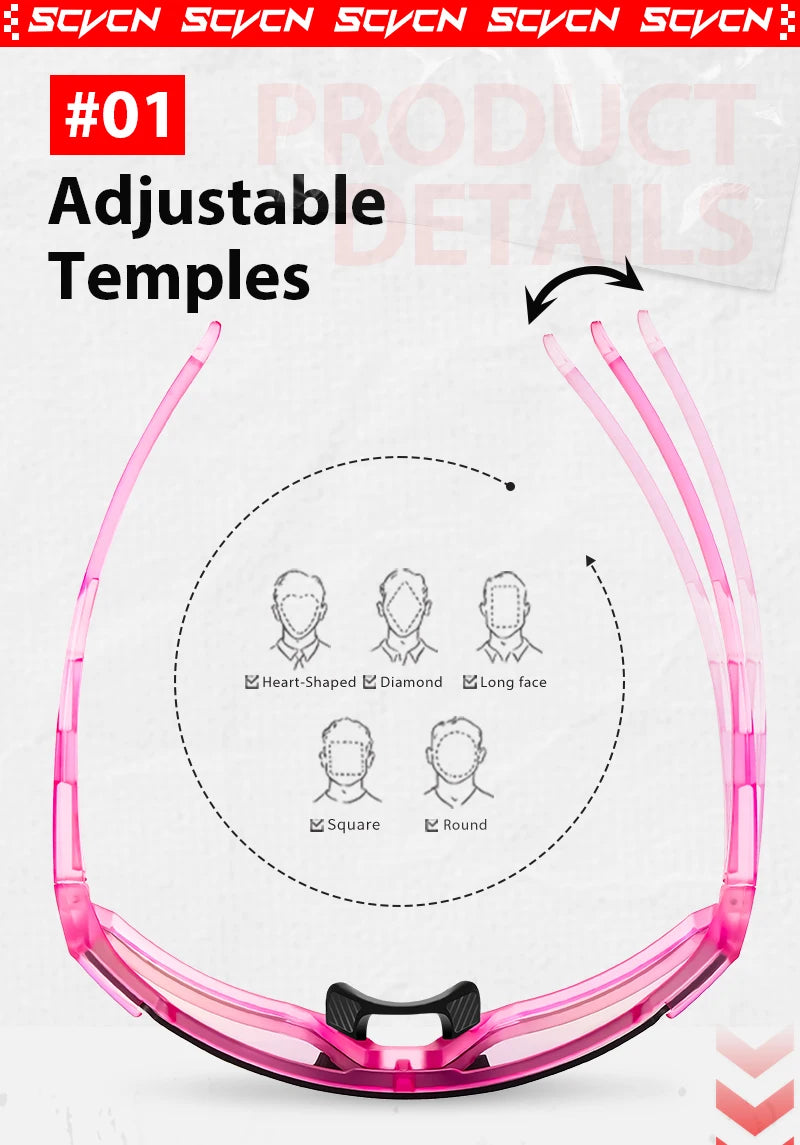 SCVCN Lunettes de Cyclisme UV400 – Modèle S1411 - BLACKBEARD OUTDOOR INDUSTRIES
