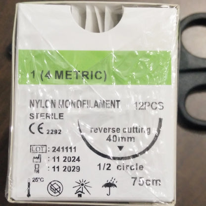 Fil de Suture Vétérinaire Stérile – Absorbable & Non Absorbable – Chats & Chiens – Vicryl, Catgut, Nylon, Soie 0 à 6-0