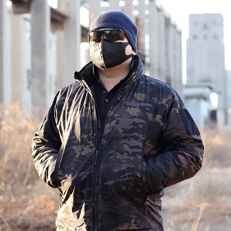 Veste d'Hiver Homme Niveau 7 - Parka Tactique à Duvet, Chaude, Imperméable, Coupe-vent, pour Chasse, Randonnée et Activités en Plein Air - BLACKBEARD OUTDOOR INDUSTRIES