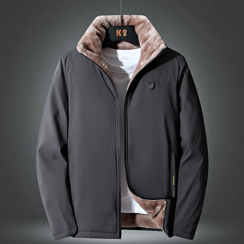 Veste Homme Hiver 2025 — Manteau Chaud Épais en Polaire Coupe Classique - BLACKBEARD OUTDOOR INDUSTRIES