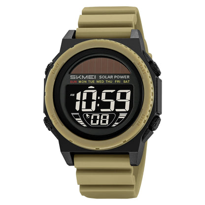 Montre Digitale SKMEI 2358 – Énergie Solaire – Étanche 5ATM – Homme & Femme - BLACKBEARD OUTDOOR INDUSTRIES