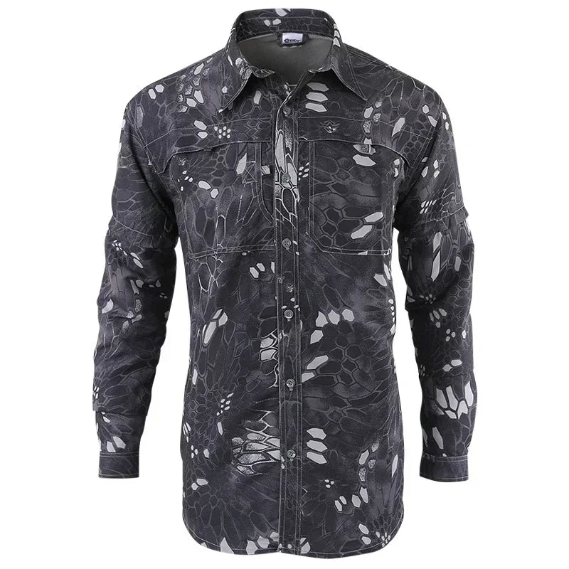 Veste Tactique Outdoor Femme – Haut Camouflage Respirant, Anti-UV, Séchage Rapide, Idéal pour la Randonnée et la Chasse - BLACKBEARD OUTDOOR INDUSTRIES