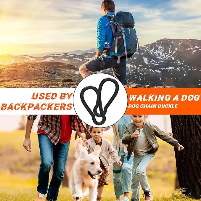 Mini Mousqueton en Alliage d'Aluminium – Lot de 10/50 pièces | Clip D-Type Pratique et Résistant pour Clés, Camping et Outdoor - BLACKBEARD OUTDOOR INDUSTRIES