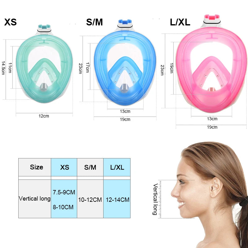 masque de plongée intégral anti-buée Ma boutique