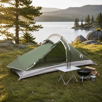 Tente de Trekking 2 Personnes Légère — Polyester 185T Revêtement PU, Camping & Randonnée