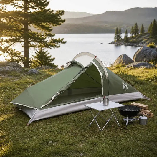 Tente de Trekking 2 Personnes Légère — Polyester 185T Revêtement PU, Camping & Randonnée