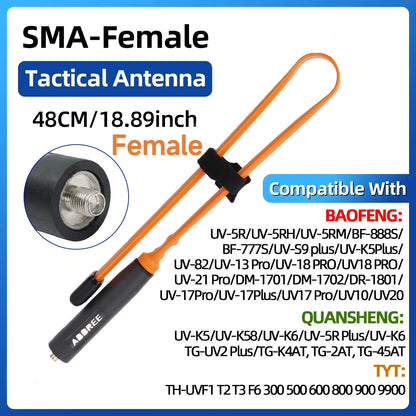 Antenne Tactique ABBREE CS – SMA-Female - BLACKBEARD OUTDOOR INDUSTRIES
