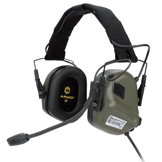Casque de tir Earmor M32 SE – antibruit électronique avec micro, PTT M51 et support ARC pour casque - BLACKBEARD OUTDOOR INDUSTRIES