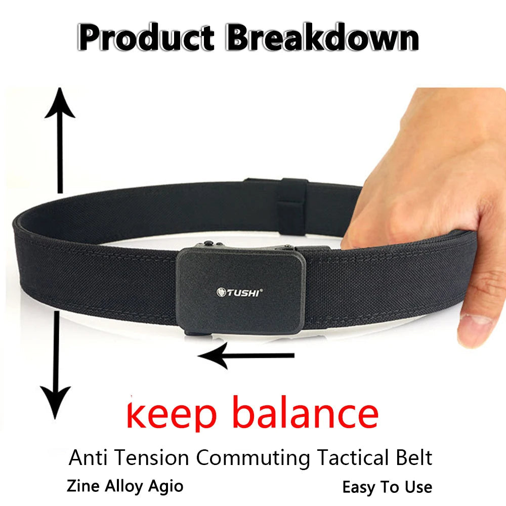 Ceinture TUSHI IPSC Tactical en Métal Automatique Ma boutique