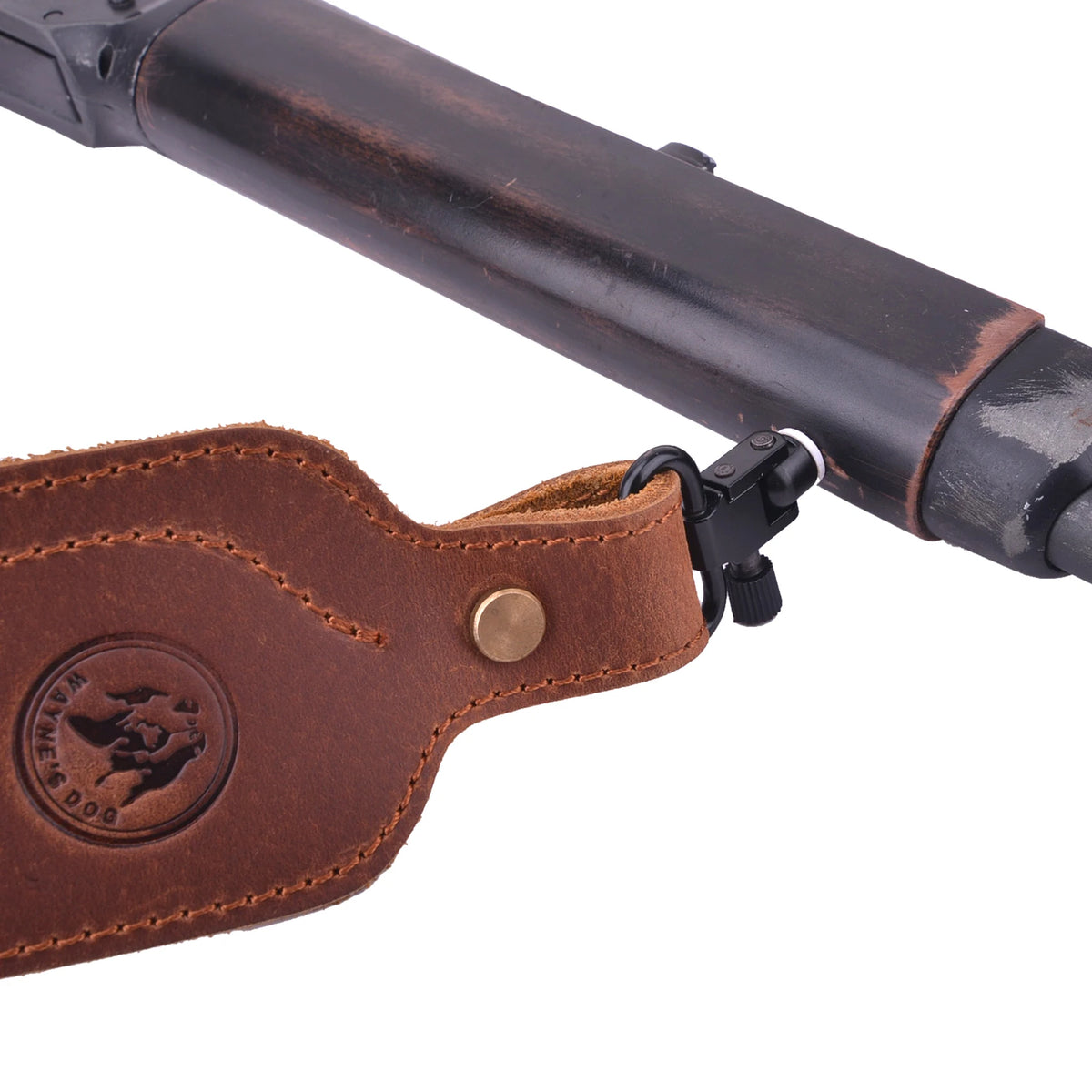 Sangle Fusil Cuir Véritable Réglable – Chasse, Carabine Vintage, 4mm, 2 Coloris