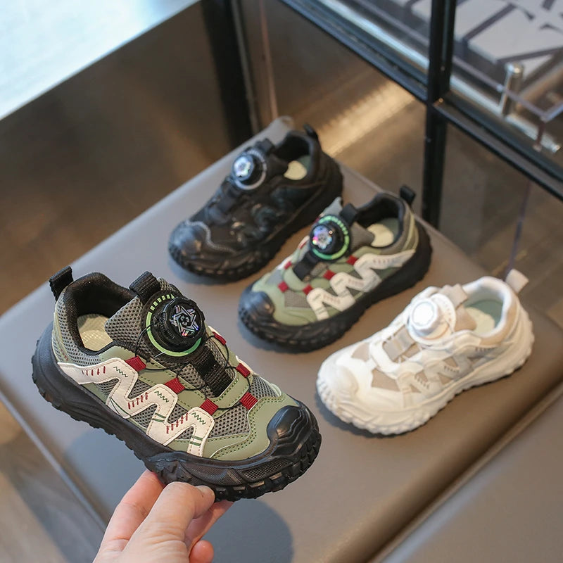 Baskets Enfant Légères Respirantes Antidérapantes – Chaussures Sport École Unisexe EU 26-36