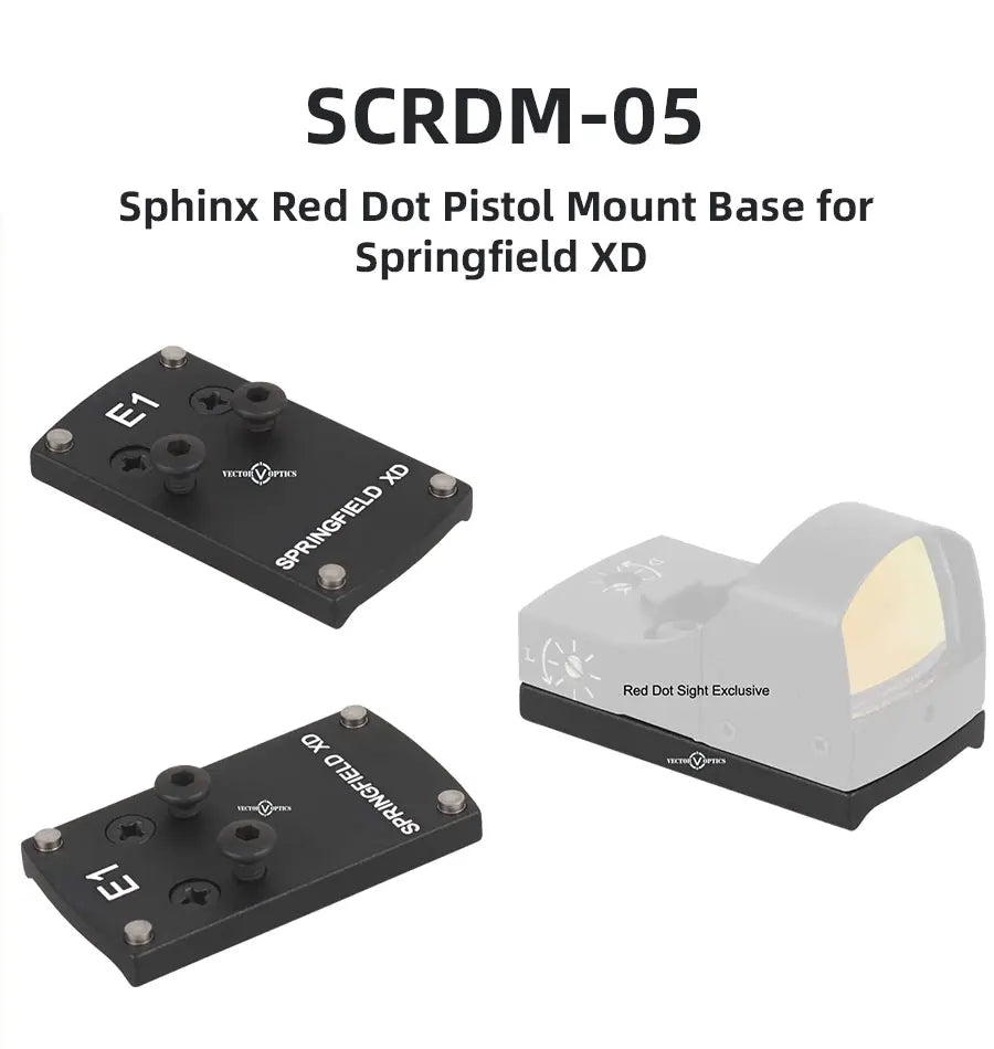 Adaptateur Universel pour Viseur Red Dot Airsoft M2/M4 – Montage sur Pistolet pour Accessoires Tactiques et de Chasse - BLACKBEARD OUTDOOR INDUSTRIES