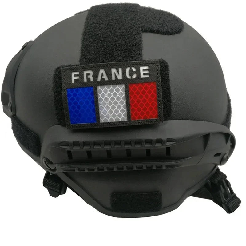 Patch Drapeau France IR Réfléchissant – Badge Tactique Brodé pour Casquette, Sac, Brassard - BLACKBEARD OUTDOOR INDUSTRIES